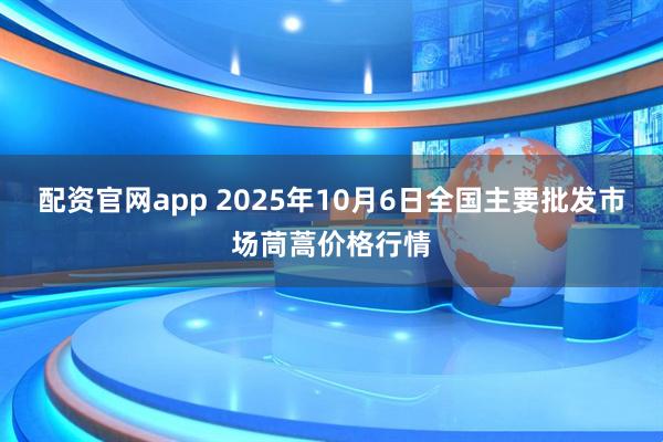 配资官网app 2025年10月6日全国主要批发市场茼蒿价格行情